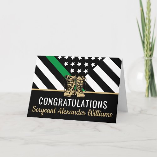 Thin Green Line Flag Army Military Retirement