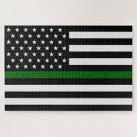 Thin Green Line Flag