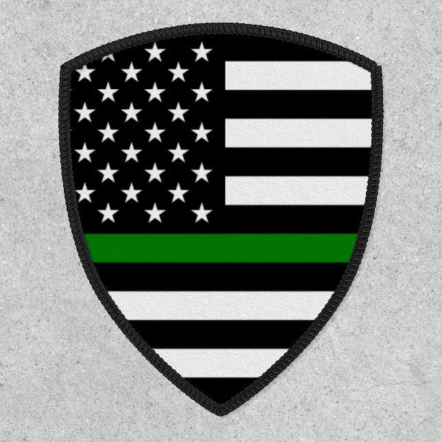 Thin Green Line Flag (United States) Patch (Front)