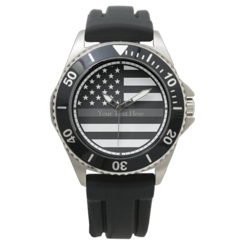 Thin Grey Line Watch