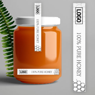 Thin Honey Logo Label Tamper-Proof Seal