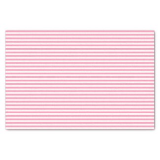 Thin hot pink and white stripes - Tissue paper