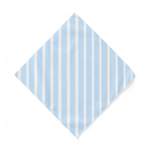 Thin Light Blue Stripes Bandana