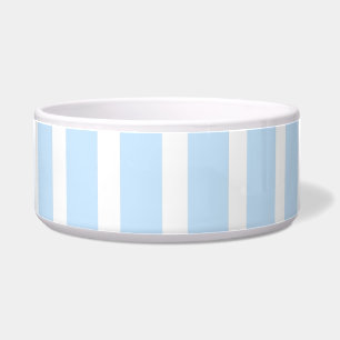 Thin Light Blue Stripes Bowl