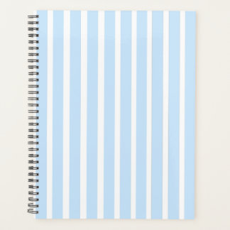 Thin Light Blue Stripes Planner