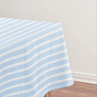 Thin Light Blue Stripes Tablecloth