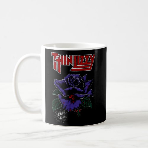 Thin Lizzy ââœ Black Rose Color Coffee Mug