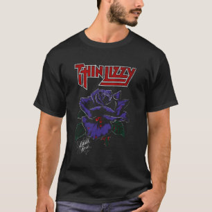 Thin Lizzy €“ Black Rose Color T-Shirt