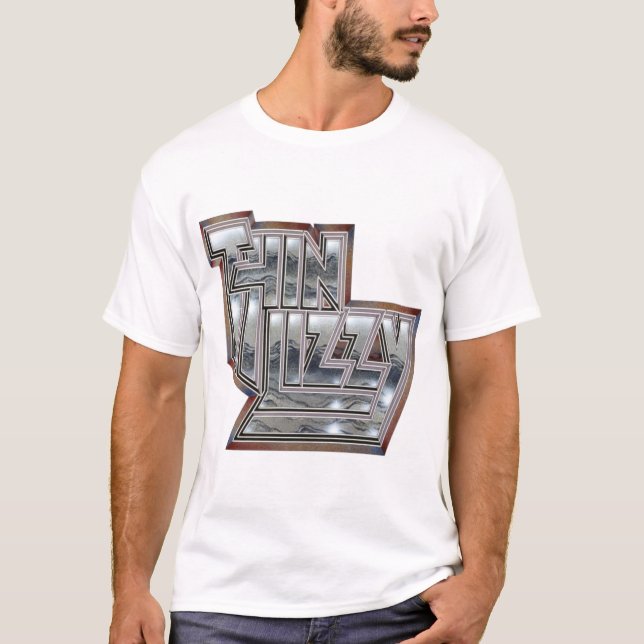 Thin Lizzy Phil Lynott logo T-Shirt (Front)
