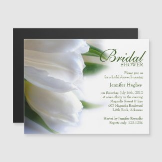 Thin Magnetic Card - Bridal Shower Invitation