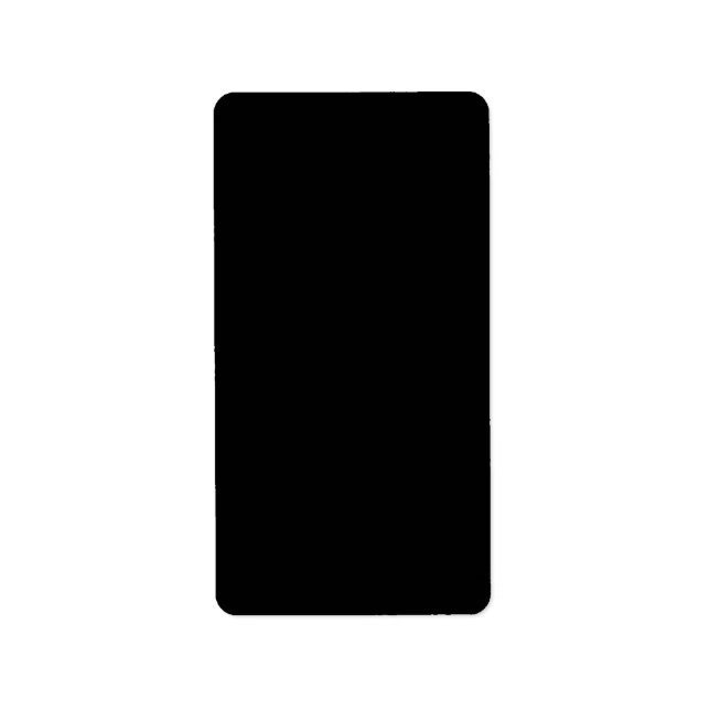 Thin Magnetic Card Label (Front)