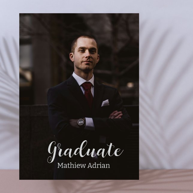 Thin Magnetic graduation announcement Card (Creator Uploaded)