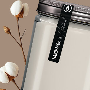 Thin Modern Jar Tamper-Proof Seal Label