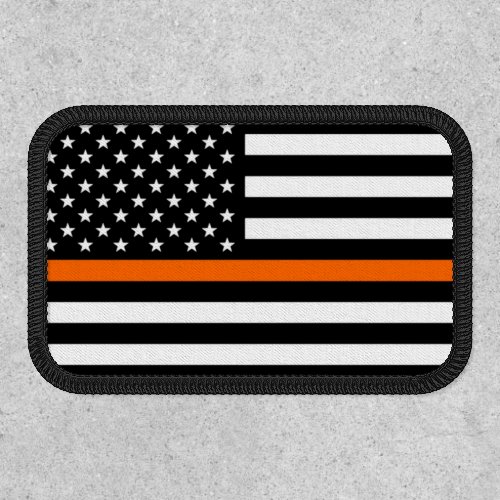Thin Orange Line American Flag Patch