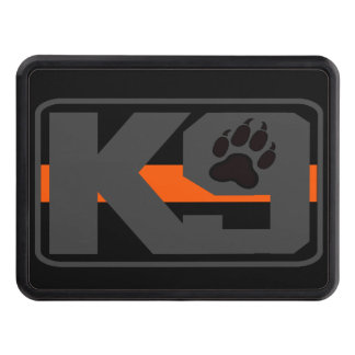 Thin Orange Line K-9 Trailer Hitch Cover