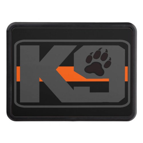 Thin Orange Line K_9 Trailer Hitch Trailer Hitch Cover