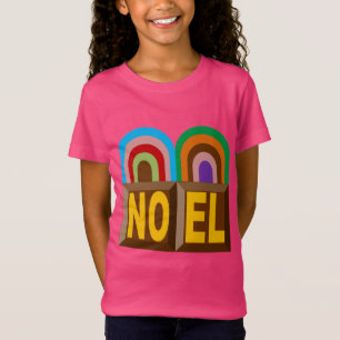 Thin pink jersey T-shirt Christmas CAKE Design
