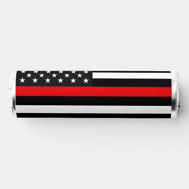 Thin Red Line American Flag Breath Mints (Front)