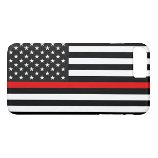 Thin Red Line American Flag iPhone 8 Plus/7 Plus Case