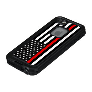Thin Red Line American Flag LifeProof FRĒ iPhone SE/5/5s Case