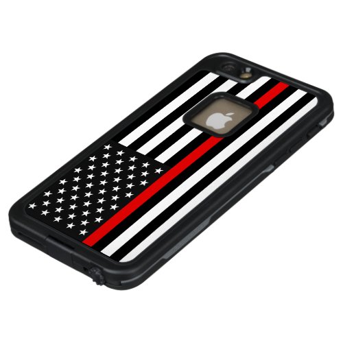 Thin Red Line American Flag LifeProof FRĒ iPhone 66s Plus Case