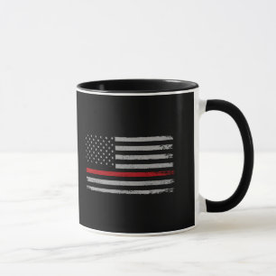 Thin Red Line American Flag Mug