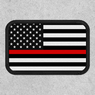 Thin Red Line American Flag Patch