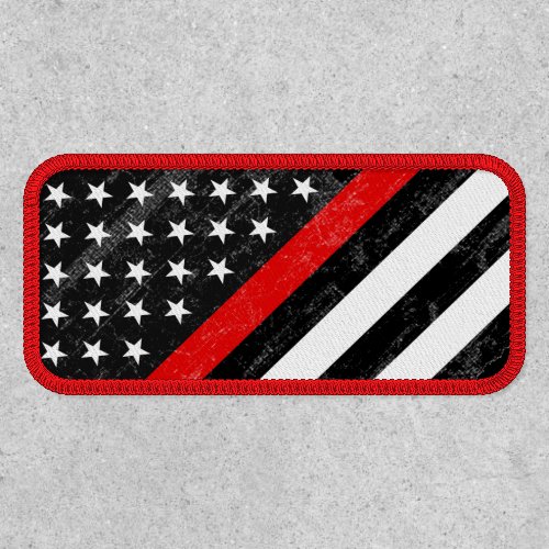 Thin Red Line American Flag Patch