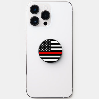 Thin Red Line American Flag PopSocket
