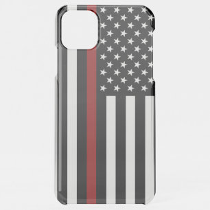 Thin Red Line American Flag iPhone 11 Pro Max Case