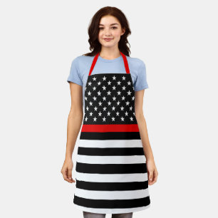 Thin Red Line Apron