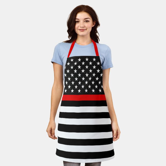 Thin Red Line Apron (Worn)