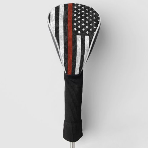Thin Red Line Camo Flag Golf Head Cover