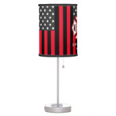 Thin Red Line, Fire Fighter Table Lamp (Left)