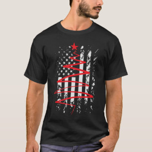 Thin Red Line Firefighter Apparel Christmas Fireme T-Shirt