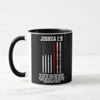 Thin Red Line Firefighter Bible Verse Christian