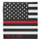 Thin Red Line Firefighter Flag Add Name