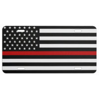Thin Red Line Firefighter Flag