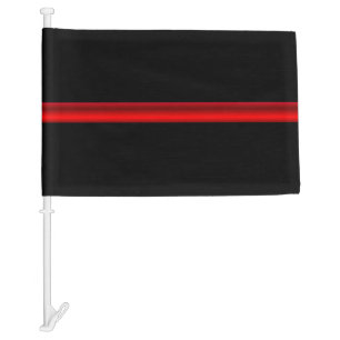 Thin Red Line Firefighter Funeral Flag