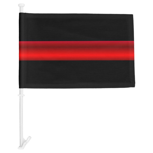 Thin Red Line Firefighter Funeral Flag Larger (Front)