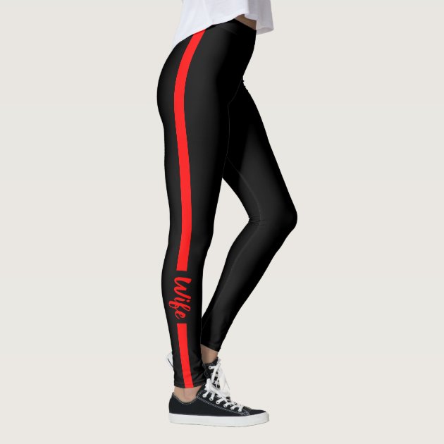 Thin red 2024 line leggings