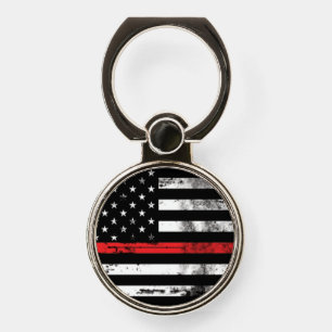 Thin Red Line Flag Fire Fighter Phone Grip