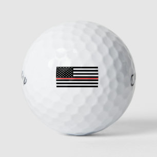 Thin Red Line Flag: Firefighter Hero Memorial Golf Balls