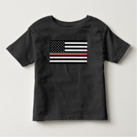 Thin Red Line Flag: Firefighter Hero Memorial