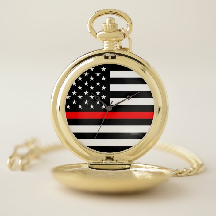 firefighter pocket watch