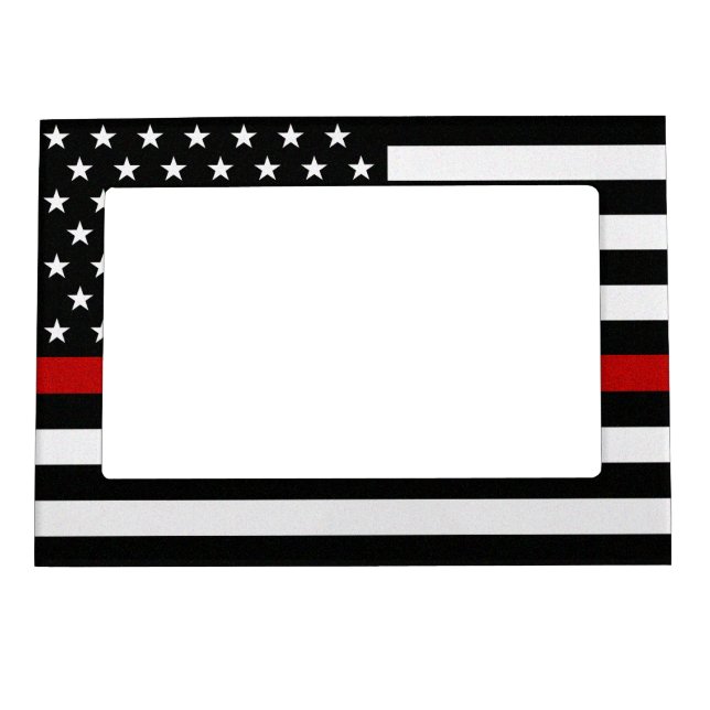 Thin Red Line Flag Magnetic Frame (Front)