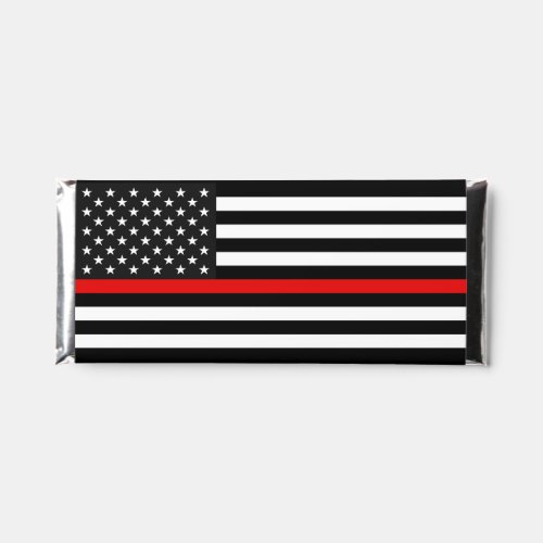 Thin Red Line Flag of the USA Hershey bar favors