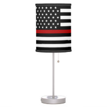 Firefighter Table Pendant Lamps Zazzle, Firefighter Table Lamps