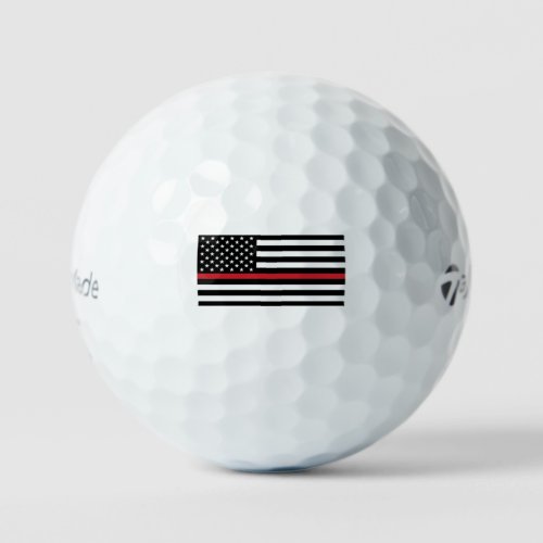 Thin Red Line Golf Balls