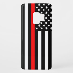 Thin Red Line Graphic on a US Flag on a Case-Mate Samsung Galaxy S9 Case